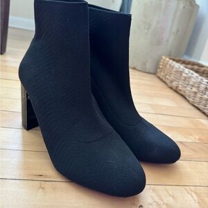 BCBG Black Ankle Booties